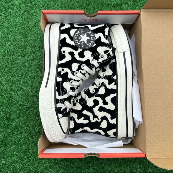 Converse Chuck 70 Hi Leopard Remix Black and White - Picture 6 of 14